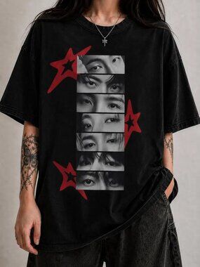 Arirang BTS Eyes Photo Strip Shirt BTS concert T-shirt